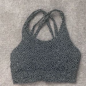 BuffBunny Bossy Print Rosa Sports Bra Small